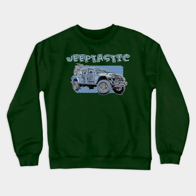 Jeeptastic Crewneck Sweatshirt by FurryBallBunny